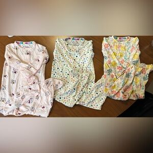 Three MagneticMe 6-9 months onesies